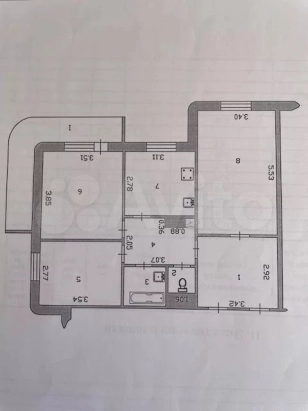 3-к. квартира, 72 м², 13/14 эт.